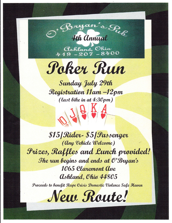 O'Bryan's 4th Annual Poker Run